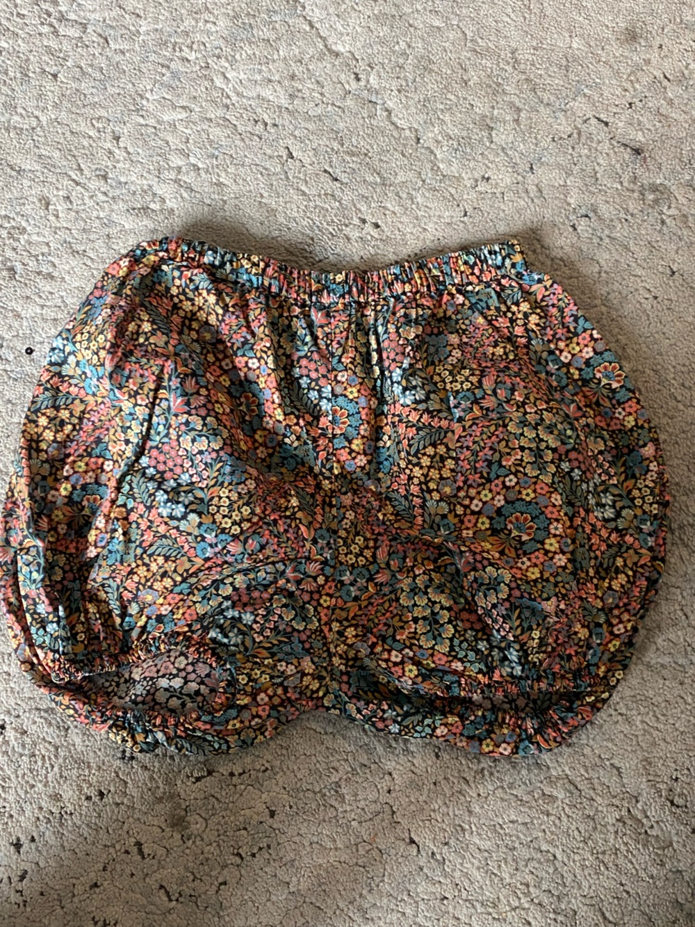 Kids Floral Elastic Waist Bloomers Sz 2